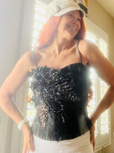 Load image into Gallery viewer, 3-D Flower Bustier