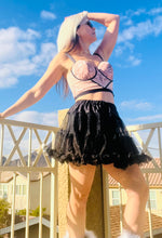 Load image into Gallery viewer, Sexy Champagne and Black Bustier