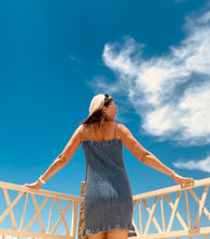 Load image into Gallery viewer, 70’s Denim Tube Dress