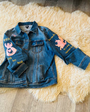 Load image into Gallery viewer, Alice in Wonderland Denim Jacket