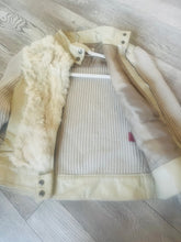 Load image into Gallery viewer, Vintage Beige Rabbit Fur Jacket