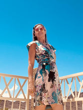 Load image into Gallery viewer, GUESS Asian Flower Wrap Dress