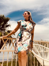 Load image into Gallery viewer, GUESS Asian Flower Wrap Dress