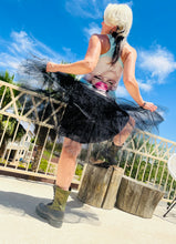 Load image into Gallery viewer, Black Tulle Skirt
