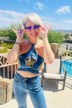 Load image into Gallery viewer, Retro Reflective Purple Flame Sunglasses