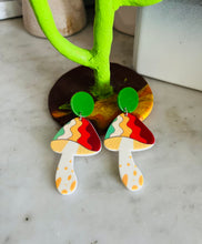 Load image into Gallery viewer, Magic Mushroom Earrings