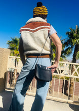 Load image into Gallery viewer, 80's Black Patchwork Purse