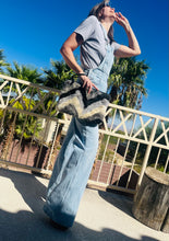 Load image into Gallery viewer, Faux Fur Chevron Clutch