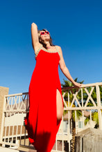 Load image into Gallery viewer, 70's Rainbow Maxi Dress