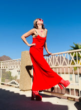 Load image into Gallery viewer, 70's Rainbow Maxi Dress