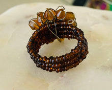 Load image into Gallery viewer, Handmade Beaded Flower Ring