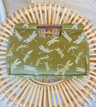 Load image into Gallery viewer, Green Dragon Fly Clutch Purse