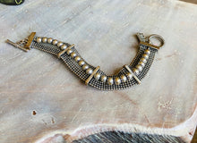 Load image into Gallery viewer, Chipped Green Earth Stone Charm Bracelet