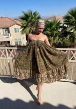 Load image into Gallery viewer, Avocado Green Prairie Dress/Skirt