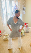 Load image into Gallery viewer, Grey Tunic Sweater