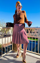 Load image into Gallery viewer, Vintage School Girl Plaid Skirt
