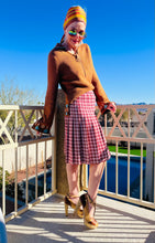 Load image into Gallery viewer, Vintage School Girl Plaid Skirt