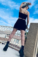 Load image into Gallery viewer, Black Bustier Tank Top