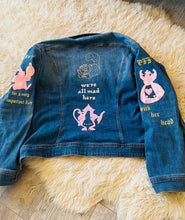 Load image into Gallery viewer, Alice in Wonderland Denim Jacket
