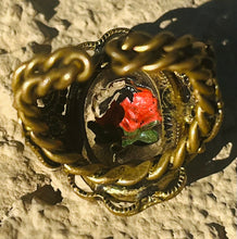 Load image into Gallery viewer, Antique Rose Embossed Ring
