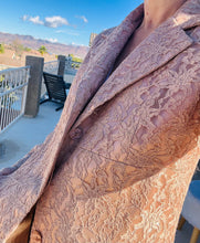 Load image into Gallery viewer, Vintage Champagne Lace Moda International Jacket
